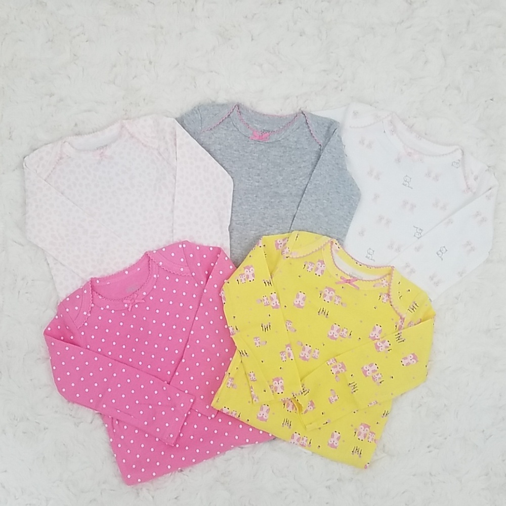 Carter's Simple Joys Set of 5 Bodysuits.
